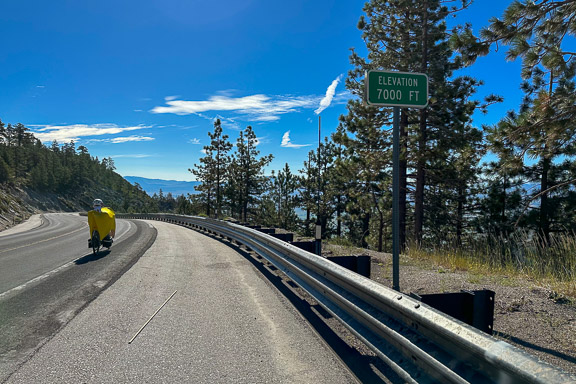 South Lake Tahoe to Angels Camp, August 9, 2023