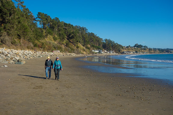 Low Tide Beach Walk, December 23, 2023